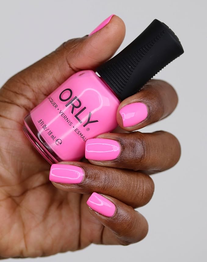 Orly Neon Nail Polish Colors for Summer | Bright Colors and Confetti Toppers for Summer Neon Nails | 0.6fl oz (Bubblegum Pop, 0.6 fl oz)