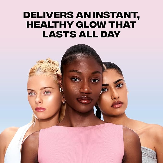 Sacheu Liquid Glow STAY-N Liquid Highlighter & Illuminator Makeup — 30ml Long Lasting Luminous Glow Lightweight Dewy Finish, Toasty Glaze-VivaGrace Women