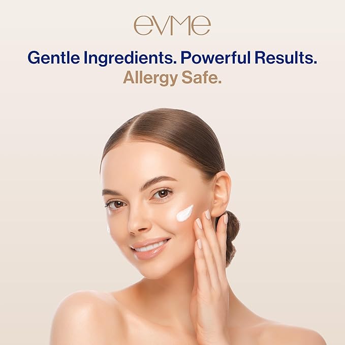 Evme Gentle Cleansing Powder – Kaolin Clay Face Wash with Vitamin C & Lotus Root Seed – Fragrance-Free, Dermatologist-Tested Cleanser for Sensitive, Reactive Skin – Hydrating, Soothing & Refreshing-VivaGrace Women