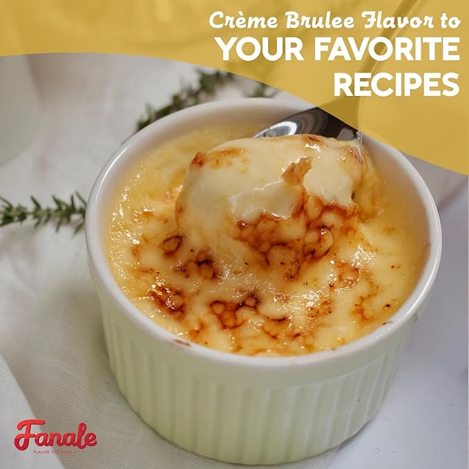 Fanale Premium Creme Brulee Bubble Tea Flavoring Powder | Perfect for Baking, Smoothies, Desserts and Drinks | Instant Flavoring Powder for Boba Milk Tea - 2.2 Pounds (Pack of 20).-VivaGrace Women