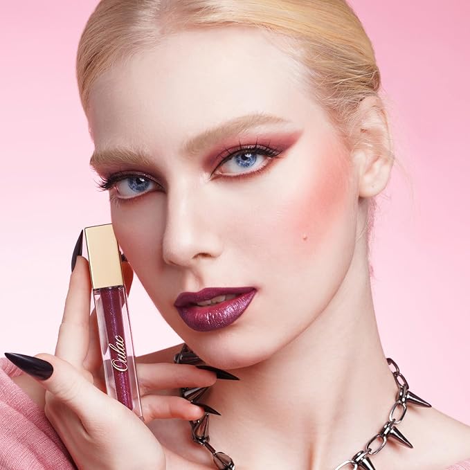 Oulac Red Matte Liquid Lipstick for Women, Long Lasting Lipstick Waterproof Lip Stain, No Transfer, Creamy High Pigmented Formula with Rose Oil, Vegan & Cruelty-Free MS05-VivaGrace Women