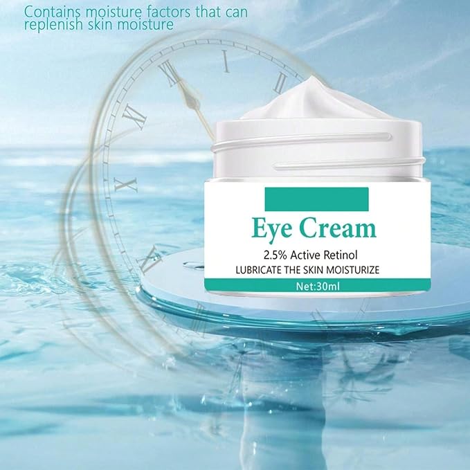 Eye Cream with 2.5% Active Retinol Anti Puffiness Caffeine Under Eye Cream Collagen Deep Moisturizing Anti Wrinkle Reduce Fine Lines Improve Dark Circles Anti Aging-VivaGrace Women