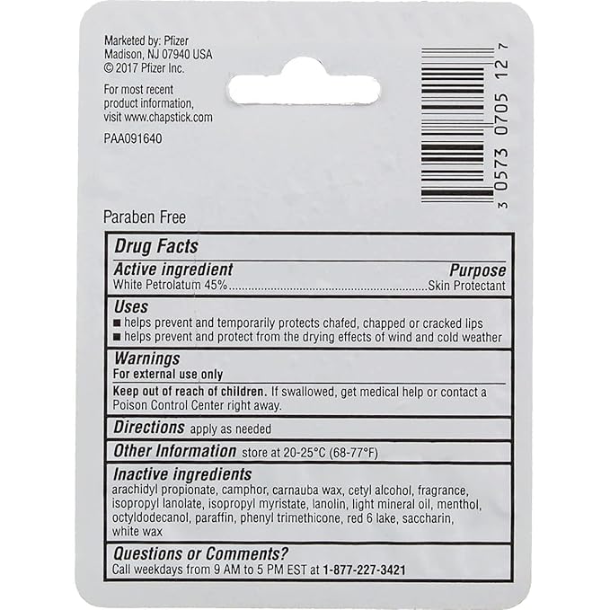 0.15 Oz Cherry Flavor Skin Protectant Flavored Lip Balm Tube (Pack of 4)-VivaGrace Women