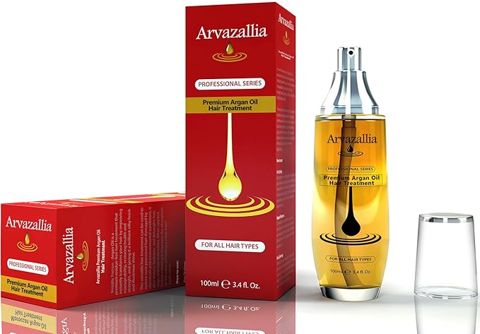 Arvazallia Argan Oil for Hair Treatment Leave in Treatment & Conditioner-VivaGrace Women