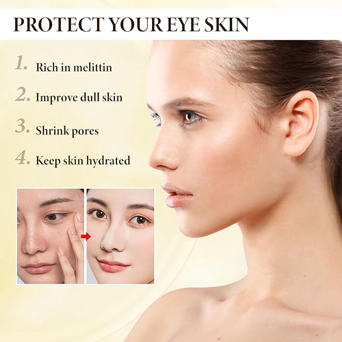 Bee Venom SkinCare Set, Includes New Zealand Bee Venom Face Lotion, Bee Venom Essence, Bee Venom Face Cream, Bee Venom Eye Cream, Anti-Wrinkle, Hydrating & Firming, Plant-Based Formula-VivaGrace Women