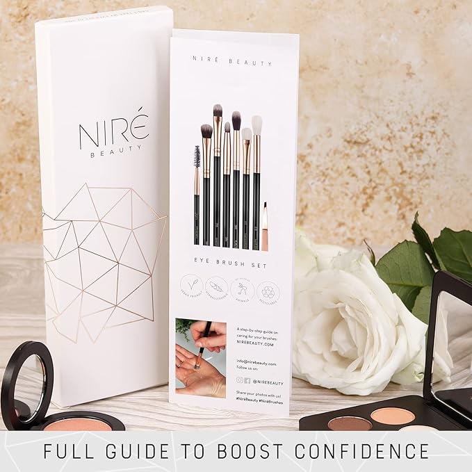 Niré Beauty Most Loved Artistry and Eye Brush Set - Your Best Selection of Makeup Brushes Great for Professionals and Beginners-VivaGrace Women