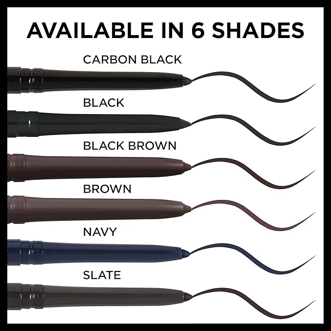 L'Oreal Paris Makeup Infallible Never Fail Original Mechanical Pencil Eyeliner with Built in Sharpener, Navy, 0.008 oz.