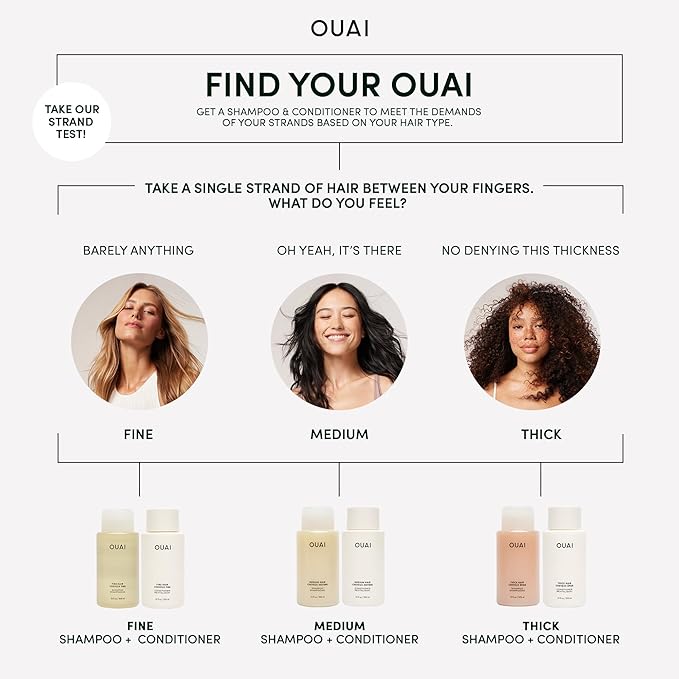 OUAI Thick Hair Mask - Deep Conditioning Hair Mask with Almond Oil, Olive Oil, & Hydrolyzed Keratin to Restore Damaged Strands - Phthalate & Paraben Free (8 fl oz)-VivaGrace Women