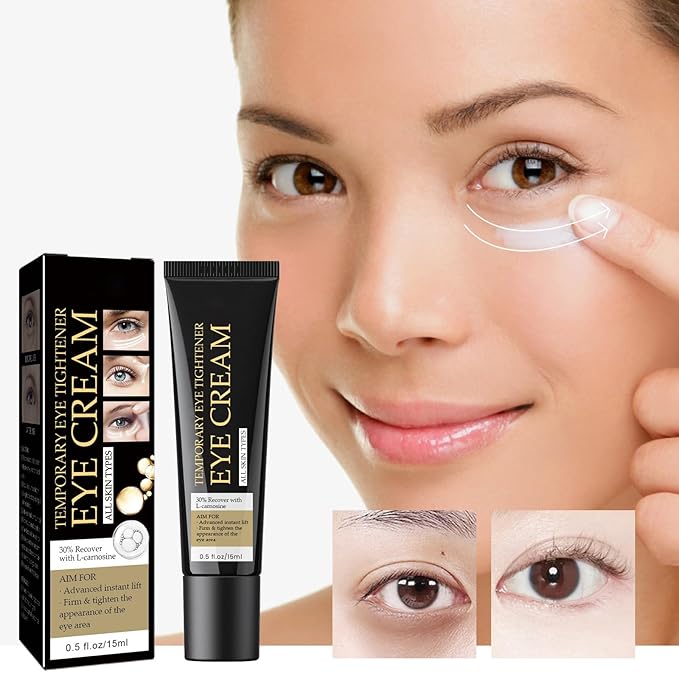 Temporary Eye Tightener Eye Cream, Instant Firmx Eye Cream Reduces Under Eye Bags and Wrinkles, Dark Circles Anti Aging Fine Lines, Firm Skin Under Your Eyes-VivaGrace Women