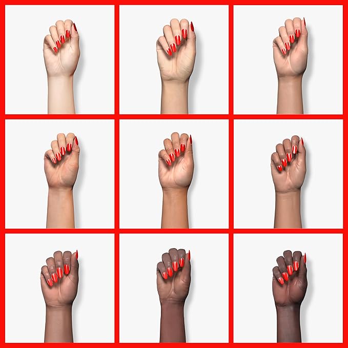 Imtiti Gel Nail Polish, 1 Pcs 15ml Neon Red Color Gel Polish Soak Off Nail Art Manicure Salon DIY Nail Lamp Gel Nail Design Decoration at Home Gift for Women, 0.5 Fluid Ounces