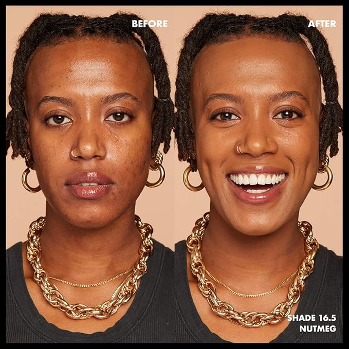 NYX PROFESSIONAL MAKEUP Total Control Pro Drop Foundation, Skin-True Buildable Coverage - Nutmeg-VivaGrace Women