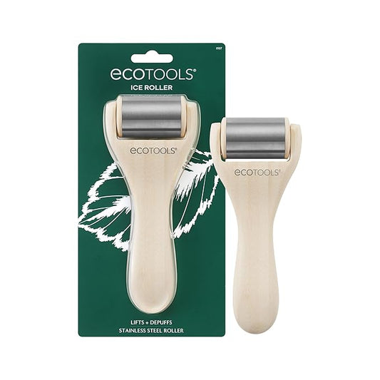 EcoTools Ice Roller, Lifts & Depuffs Skin, Stainless Steal Cooling Roller For Face & Neck, Provides Relaxation While Sculpting, Eco Friendly, Vegan, & Cruelty Free Skincare Tool, 1 Count-VivaGrace Women