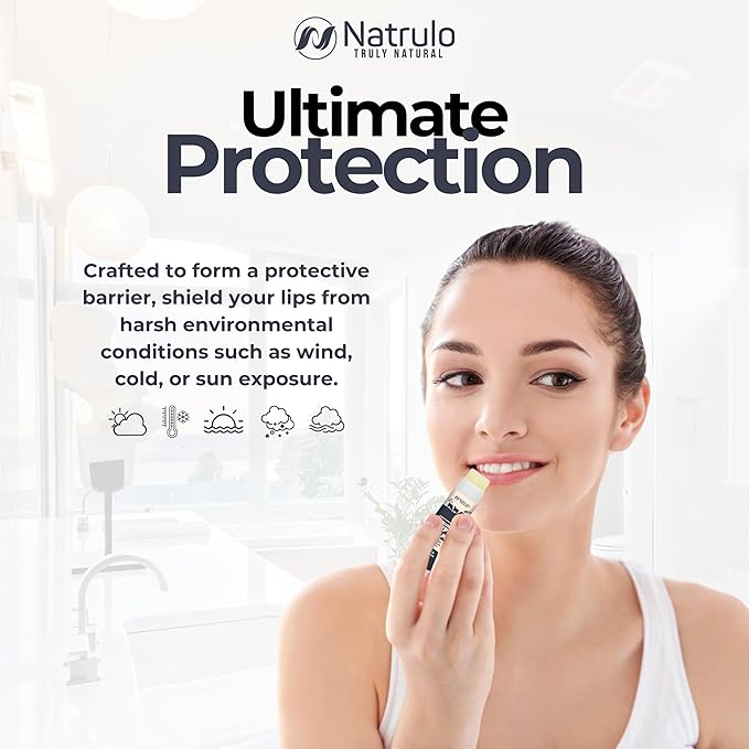 Beef Tallow Lip Balm – Natural Tallow Beeswax Chapstick – Hydrating Moisturizer Grass Fed Bison Tallow Balm Lip Care – Soothes Chapped, Dry Lips, Sensitive Skin – Long Lasting & Vitamin Rich USA-Made-VivaGrace Women