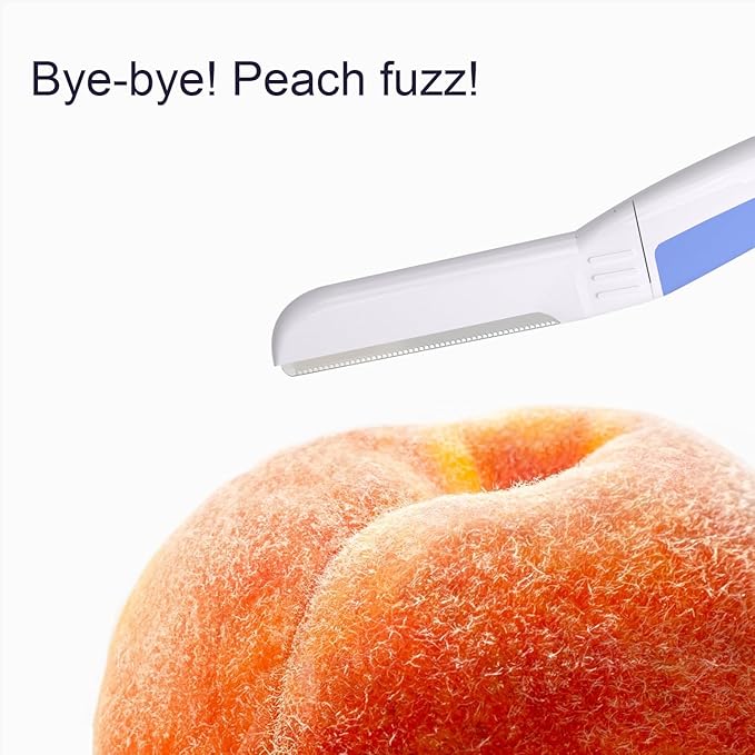 Face Razors for Women, Dermaplane Razor for Women Face, Eyebrow Razor, Dermaplaning Tool, Skin Safe Microblades, Peach Fuzz Remover (9ct, Aegean Frost)-VivaGrace Women