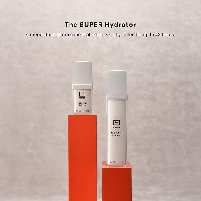 U Beauty The SUPER Hydrator - Mega-Dose Skin Hydrator and Hyaluronic Acid Moisturizing Cream with Peptides and Grapeseed Oil for Supple, Smooth, and Softer-Looking Skin For Up To 48 Hours - 0.5 fl oz-VivaGrace Women