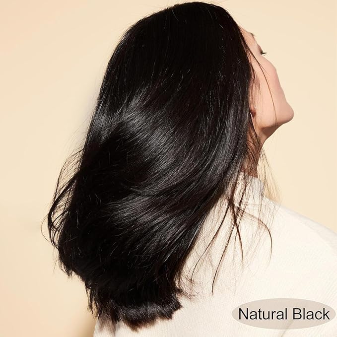 Black Long-Lasting & Natural Hair Color Shampoo - 3 in 1 for Gray Coverage, Instant Effect in Minutes for Men & Women, 16.9 Fl Oz-VivaGrace Women