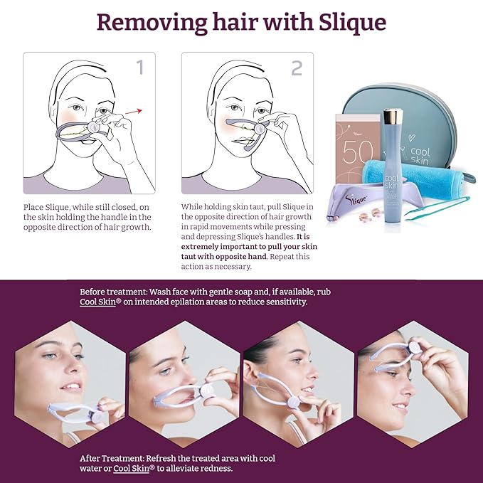 Facial Hair Removal for Women | Beauty Starter Gift Set | Face Hair Removal For Women | Hair Remover for Face Threading Tool | Skin Care Set Routine Kit | Skin Care Routine Kit For Women-VivaGrace Women