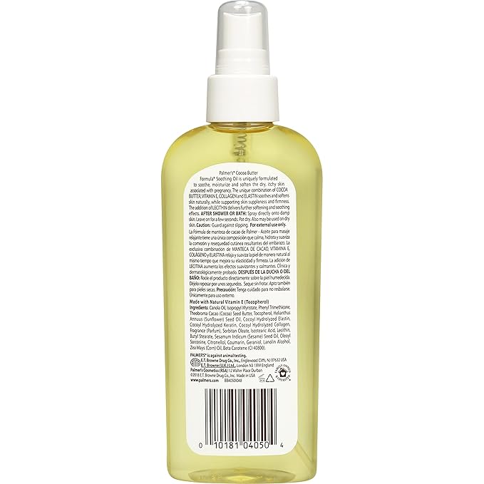 Palmer's Cocoa Butter Formula Massage Lotion For Stretch Marks, Pregnancy Skin Care & Cocoa Butter Formula Soothing Oil with Vitamin E, Dry, Itchy Skin Relief-VivaGrace Women