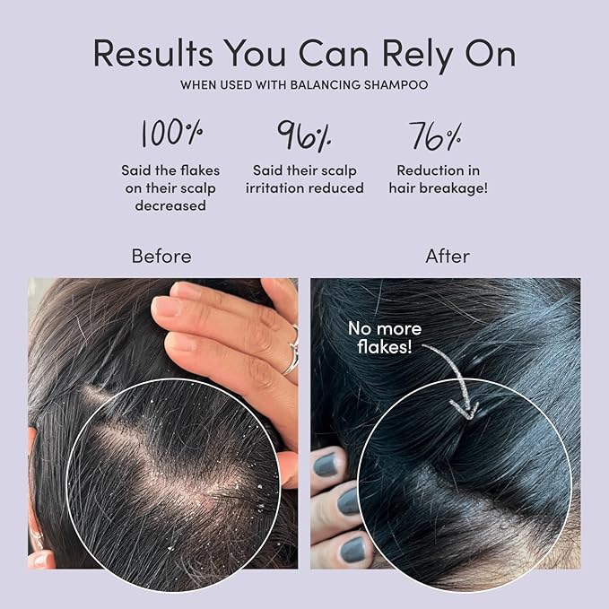 Jupiter, Dermatologist-Formulated Anti-Dandruff Shampoo, Conditioner, & Scalp Scrubber, for Women & Men, for Flaky, Itchy, Oily, & Dry Scalp, Vegan, Sulfate-Free, Color-Safe, & Paraben-Free, with Zinc-VivaGrace Women