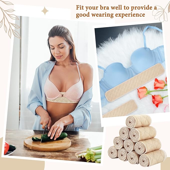 Cotton Tummy Liners and Bra Liners Set for Sweat Rash Skin Folds Plus Size Women Sweating Supplies-VivaGrace Women