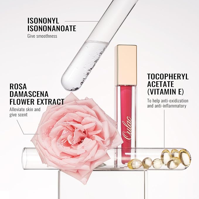 Oulac Matte Lipstick Metallic Lipstick Set for Women, Long Lasting Dual-UseLiquid Lipstick High Impact Lip Color Full Coverage Lip Makeup with Vitamin E Waterproof Formula,Vegan M14+M25+MD02-VivaGrace Women