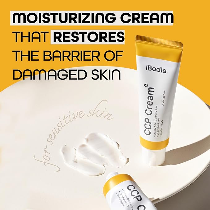 CCP Cream - 1.96 fl Oz - Barrier Hydrating & Moisturizing Cream with Ceramide, Centella asiatica extract and Panthenol for Kid & Adult, Hypoallergenic, Dermatest EXCELLENT-VivaGrace Women