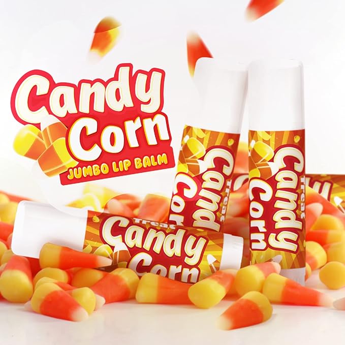 TREAT© Jumbo - Cruelty Free .50 OZ (CANDY CORN LIP BALM)-VivaGrace Women