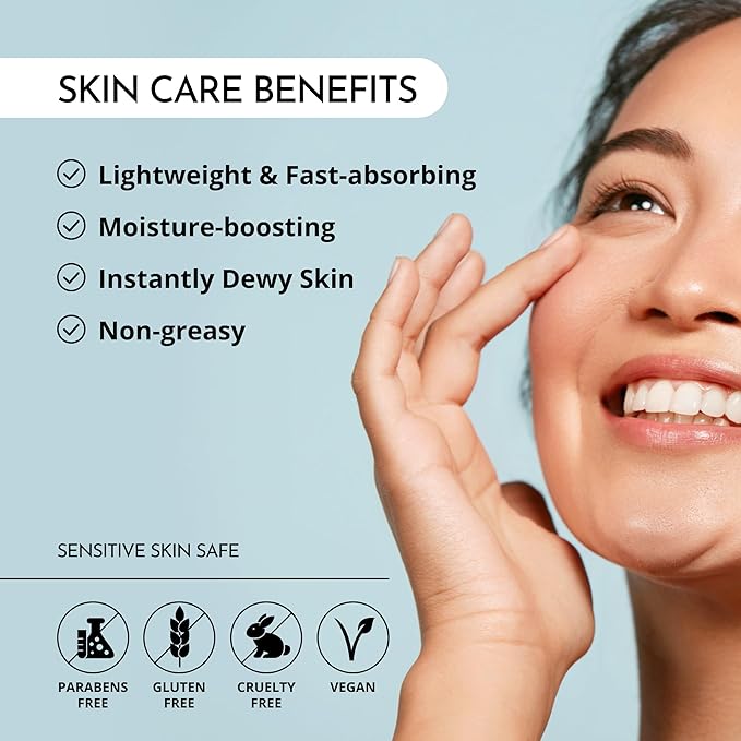 MAELOVE Hydrator Hyaluronic Acid B5 Serum with Resveratrol for Instantly Dewy Glow, Fills Fine Lines, Lightweight and Non Greasy, 1.0 fl oz-VivaGrace Women