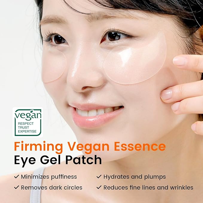 Caffeine Under Eye Patches: 30 Pairs Korean Hydrogel Eye Masks for Dark Circles Puffiness Relief with Niacinamide Hyaluronic Acid - Undereye Brightening Hydrating Anti-Wrinkle Treatment-VivaGrace Women