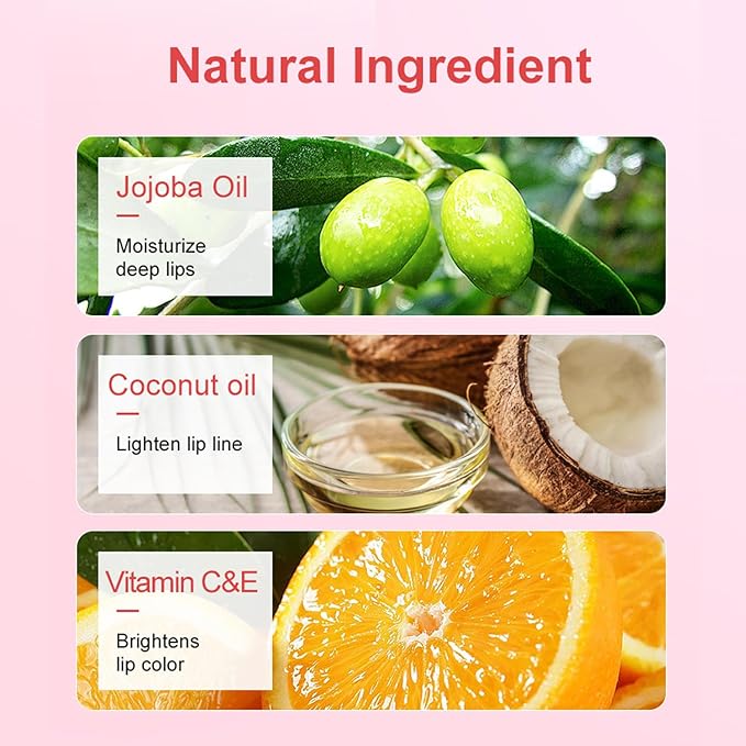 Moisturizing Lip Mask, Hydrating & Prevention Dry and Cracked Lip Scrubs Exfoliator, Lip Exfoliating Sleeping Lip Mask Long Lasting Nourishing Lip Balm-VivaGrace Women