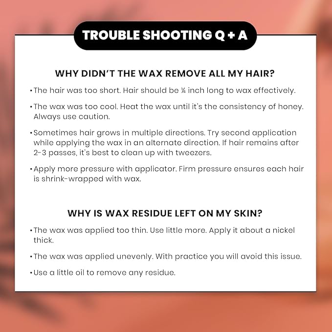 KoluaWax Premium Waxing Kit for Women - Hot Melt Wax Warmer for Hair Removal, Eyebrow, Bikini, Legs, Face, Brazilian Wax & More - Machine + 4-Pack Hard Wax Beads + Accessories, Black-VivaGrace Women