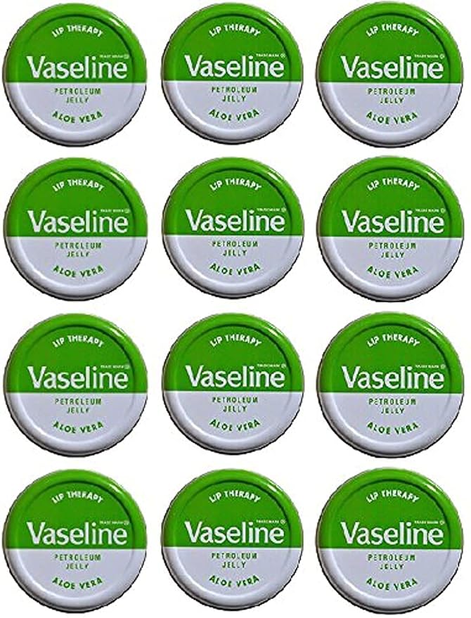Vaseline Lip Balm 20g/0.705oz (12x20g/0.705, Aloe Vera)-VivaGrace Women