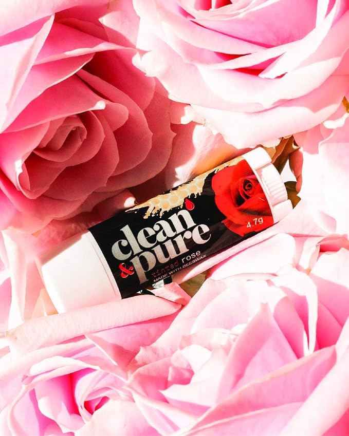 Lip Balm (Tinted Rose) | Manuka Honey Conditioning Lip Care | Lip Care with 100% All Natural Beeswax | Vitamin E Oil-VivaGrace Women