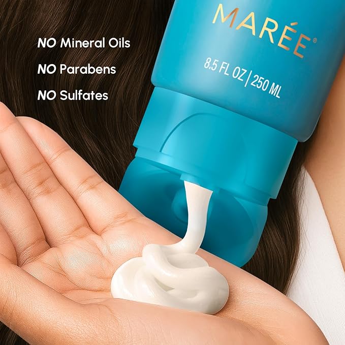 MAREE Hair Mask Conditioner for Women and Men - Hydrating Moisturizing Color Safe Deep Conditioner For Dry Damaged Curly Color Treated Fine Hair - Women's and Men's Acondicionador Para Cabello Rizado-VivaGrace Women