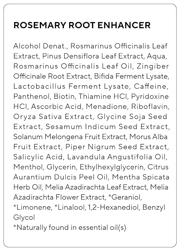 AROMATICA Root Enhancer Rosemary water spray for hair growth – Korean Hair Care Oil for Scalp Detox – Flaky & Itchy & Dry Scalp Treatment – Free from Sulfate, Silicone, and Paraben (3.38oz)-VivaGrace Women