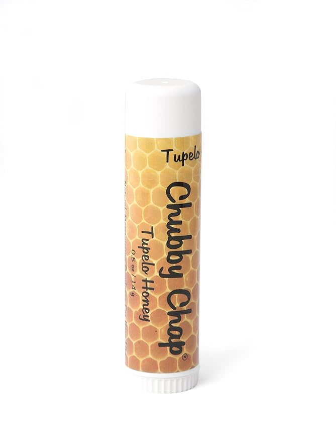 Chubby Chapstick - One (1x) Large Jumbo Chapstick Natural Chapstick - .5 Ounce Lip Balm (Tupelo Honey)-VivaGrace Women