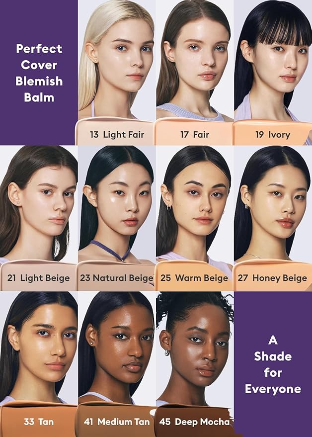 MISSHA M PERFECT COVER SERUM BB CREAM No.23 Natural Beige-Light/Medium with Cool/Neutral Undertone, BB Cream by Cardi B Pick, Skin Tint, Tinted Moisturizer, Skin Care Foundation Makeup, 1.18 Fl oz-VivaGrace Women