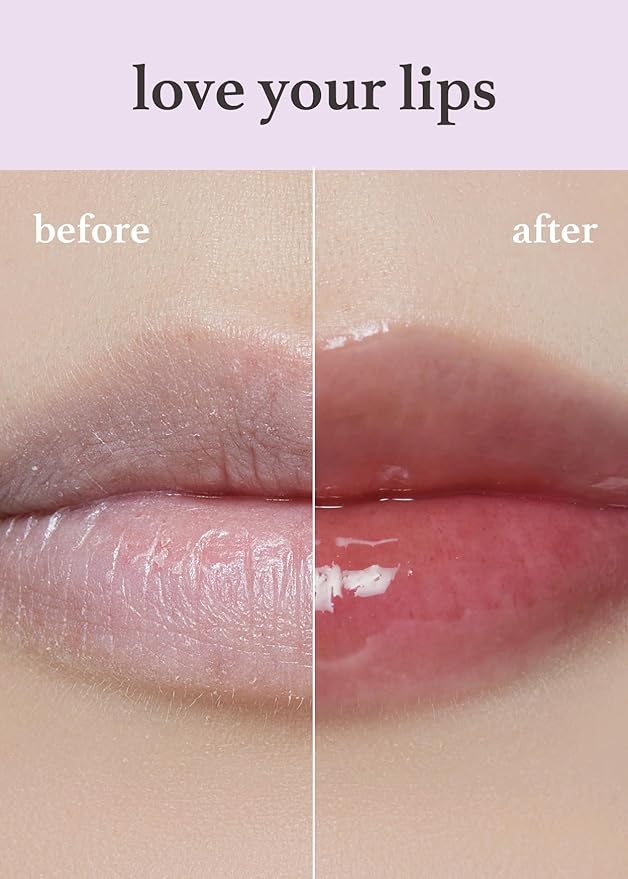 NOONI Korean Vegan Lip Oil - Applefig, 0.12 Fl Oz + Korean Lip Oil - Applecherry, 0.12 Fl Oz Bundle-VivaGrace Women