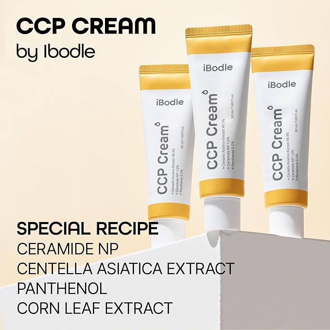 CCP Cream - 1.96 fl Oz - Barrier Hydrating & Moisturizing Cream with Ceramide, Centella asiatica extract and Panthenol for Kid & Adult, Hypoallergenic, Dermatest EXCELLENT-VivaGrace Women