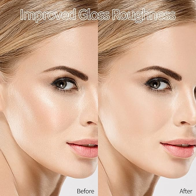 AQUAPURITY - PHOERA Sheer Matte Fixing Powder Makeup Base Fixer Setting Powder Foundation Fixing Compact Pressed Powder Long Lasting Make Up Fixer Skin Vitamin E Beauty Blender (204 Buff Beige…)-VivaGrace Women