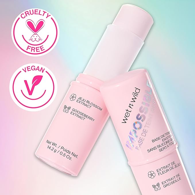 wet n wild Impossible Primer Stick, Enriched with Gooseberry & Jeju Blossom for a Brightening Durable Makeup Base, Vegan & Cruelty-Free-VivaGrace Women
