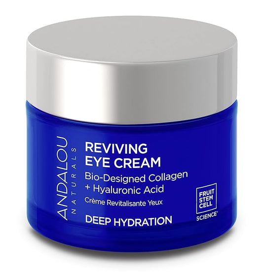 Andalou Naturals Deep Hydration Reviving Eye Cream, 0.45 Oz-VivaGrace Women