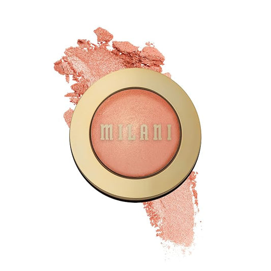 Milani Baked Blush, Powder Blush for Cheeks, Cruelty Free Makeup - Shape, Contour & Highlight Face for a Shimmery or Matte Finish -Luminoso-VivaGrace Women