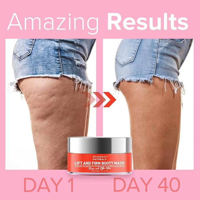 Enaskin Naturals Anti Cellulite Cream: Skin Firming and Tightening Lotion for Booty, Legs & Belly - Lifting Body Mask for Women Loose Skin, Lift & Firm Moisturizing Bum Bum Care-VivaGrace Women