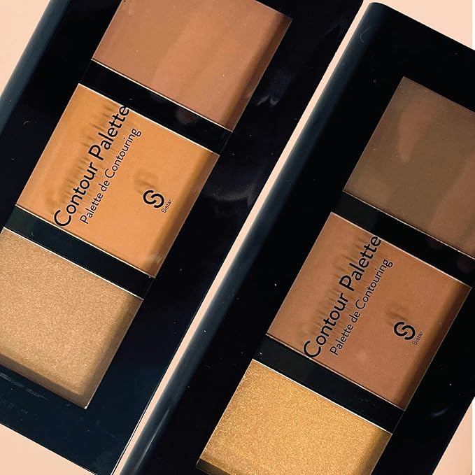 Sistar Shimmer Contour Palettes Define Natural Depth Lighten Darken Shading Bronzing And Highlighting-VivaGrace Women
