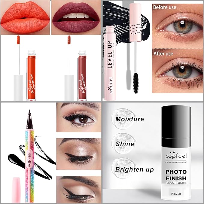 Makeup Kit for Women Full Kit, All-in-one Makeup Gift Set, Include Eyeshadow Palette, Lip Gloss, Foundation, Concealer, Mascara, Makeup Brush-VivaGrace Women
