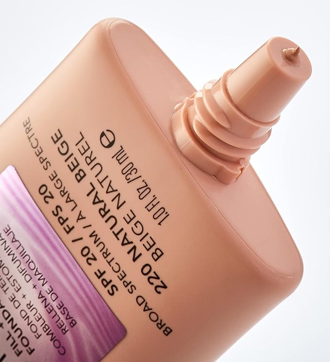Youth Fx Fill + Blur Foundation 220Natural Beige Spf20 30Ml-VivaGrace Women
