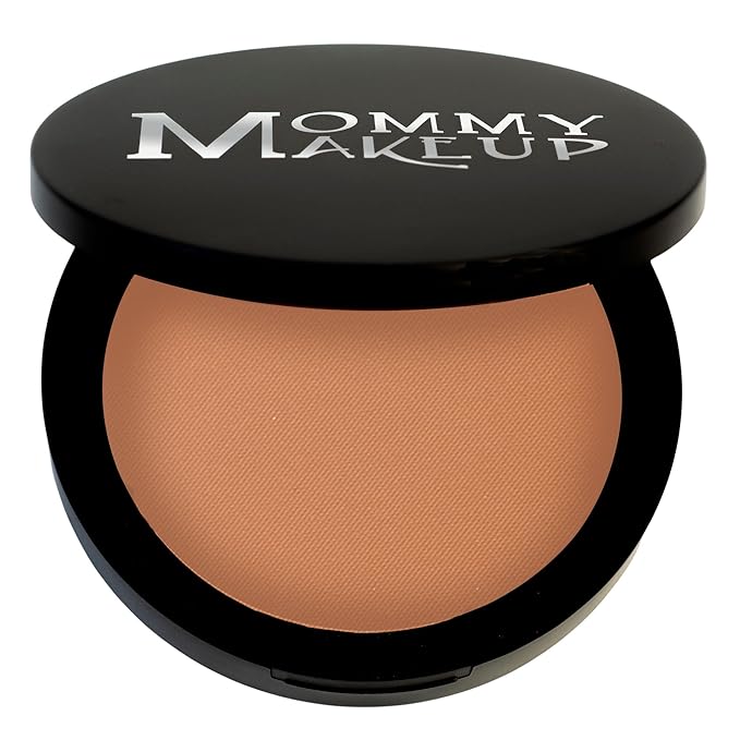 Mineral Dual Powder in Toasted (Medium Dark Tan) | 4-in-1 Pressed Mineral Foundation with SPF 15 for Flawless Glow & Soft Looking Skin | Oil Free, Talc Free, Gluten Free | 0.45 Oz | by Mommy Makeup-VivaGrace Women