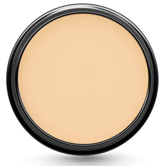 Graftobian HD Glamour Crème Foundation 1/2oz, Weightless Full Coverage Makeup, 65 Inclusive Shades, For All Skin Types, Natural or Full-Glam Looks, For Professionals and Beginners (Warm Vanilla)-VivaGrace Women