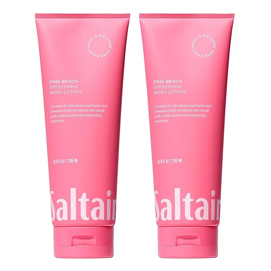 Saltair Body Lotion - 2 Pack Moisturizing Lotion For Dry Skin. Pink Beach Scented Hydrating Body Cream with Nourishing Moisturizer Formula. Skin Care for Women and Men. 2x 10oz Tubes-VivaGrace Women